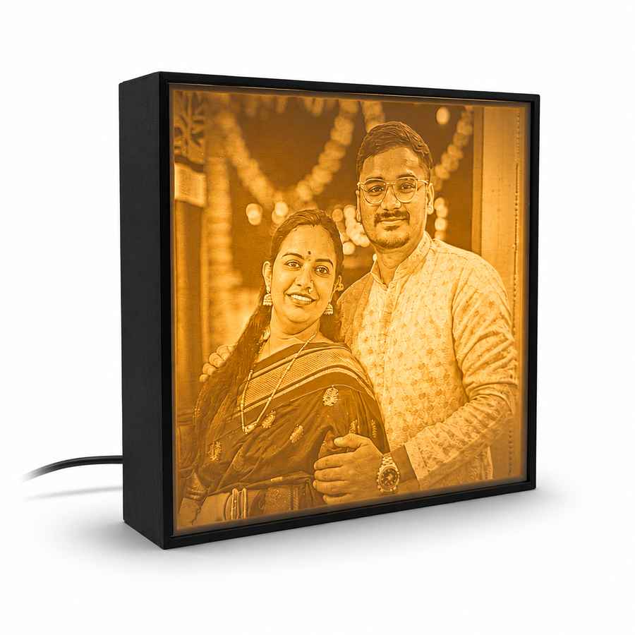 3D Printed Lithophane Photo Light Box