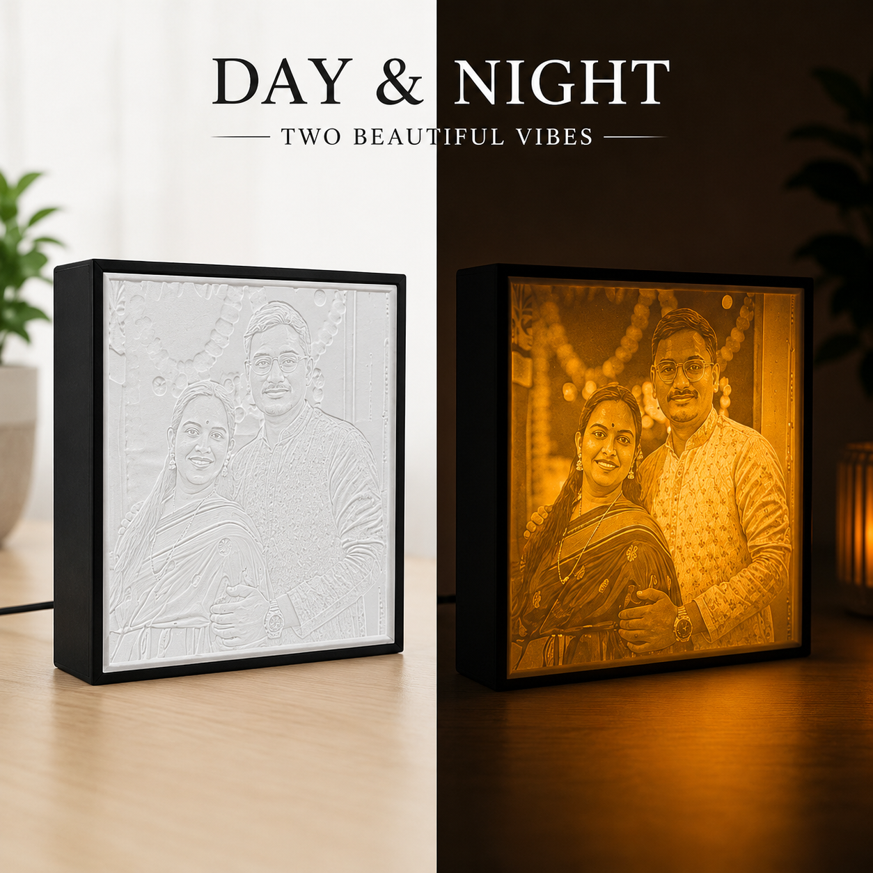 3D Printed Lithophane Photo Light Box