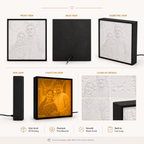 3D Printed Lithophane Photo Light Box