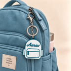 Personalized Backpack Name Keychain Pack of 2 by Keepsa - photo 4