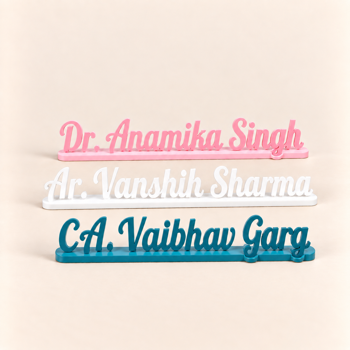 Personalized 3D Sweeping Nameplate by Keepsa - photo 1