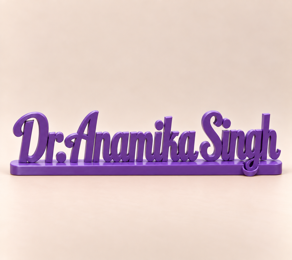 Personalized 3D Sweeping Nameplate by Keepsa - photo 8