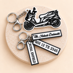Personalized Vehicle Number Plate Keychain by Keepsa - photo 1