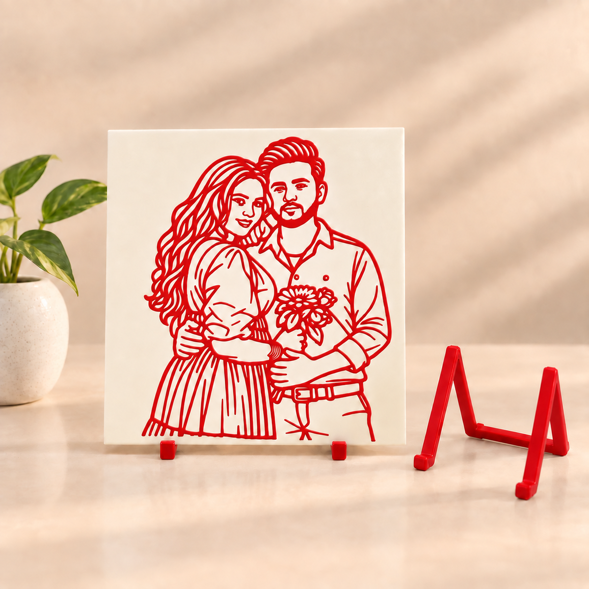 Personalized 3D Line Art Portrait by Keepsa - photo 8