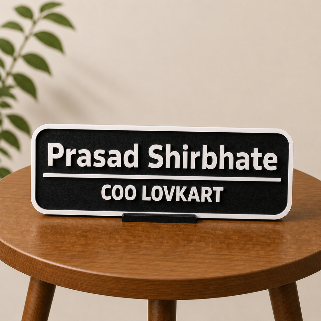 Personalized 3D Desk Nameplate by Keepsa - photo 2