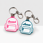 Personalized Backpack Name Keychain Pack of 2 by Keepsa - photo 2