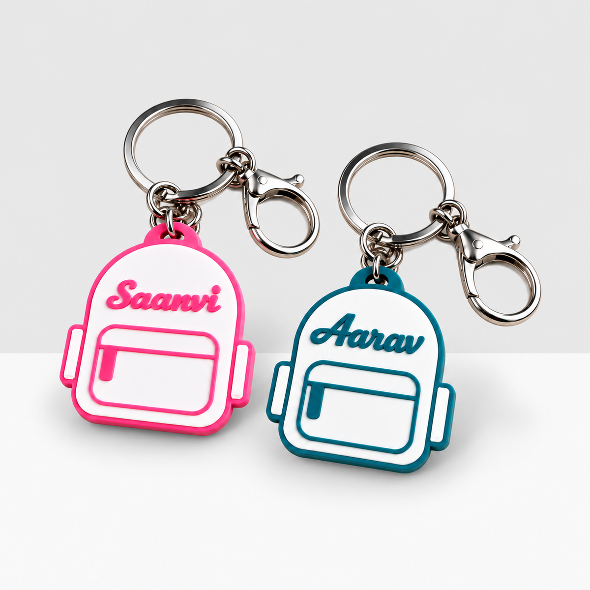 Personalized Backpack Name Keychain Pack of 2 by Keepsa - photo 2