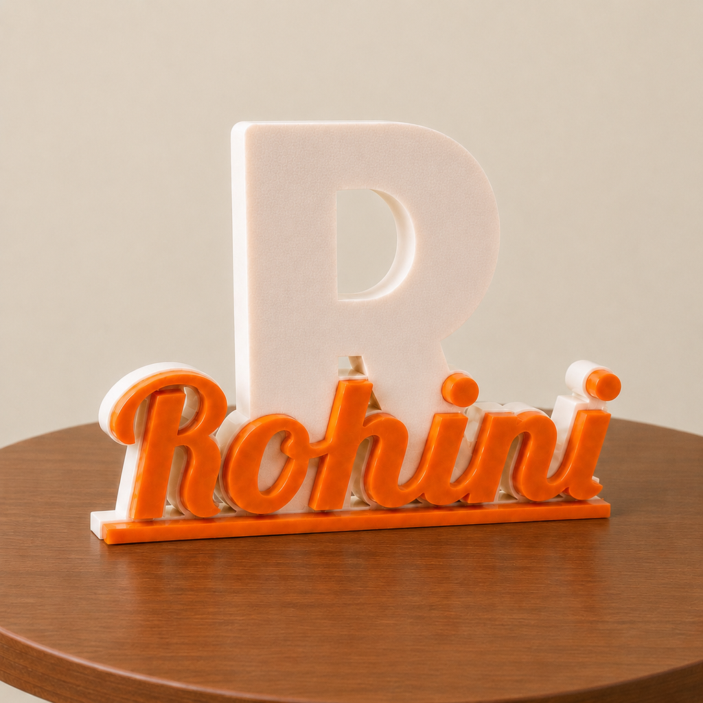 Parametric Name and Initial Standee by Keepsa - photo 4