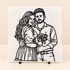 Personalized 3D Line Art Portrait by Keepsa - photo 2