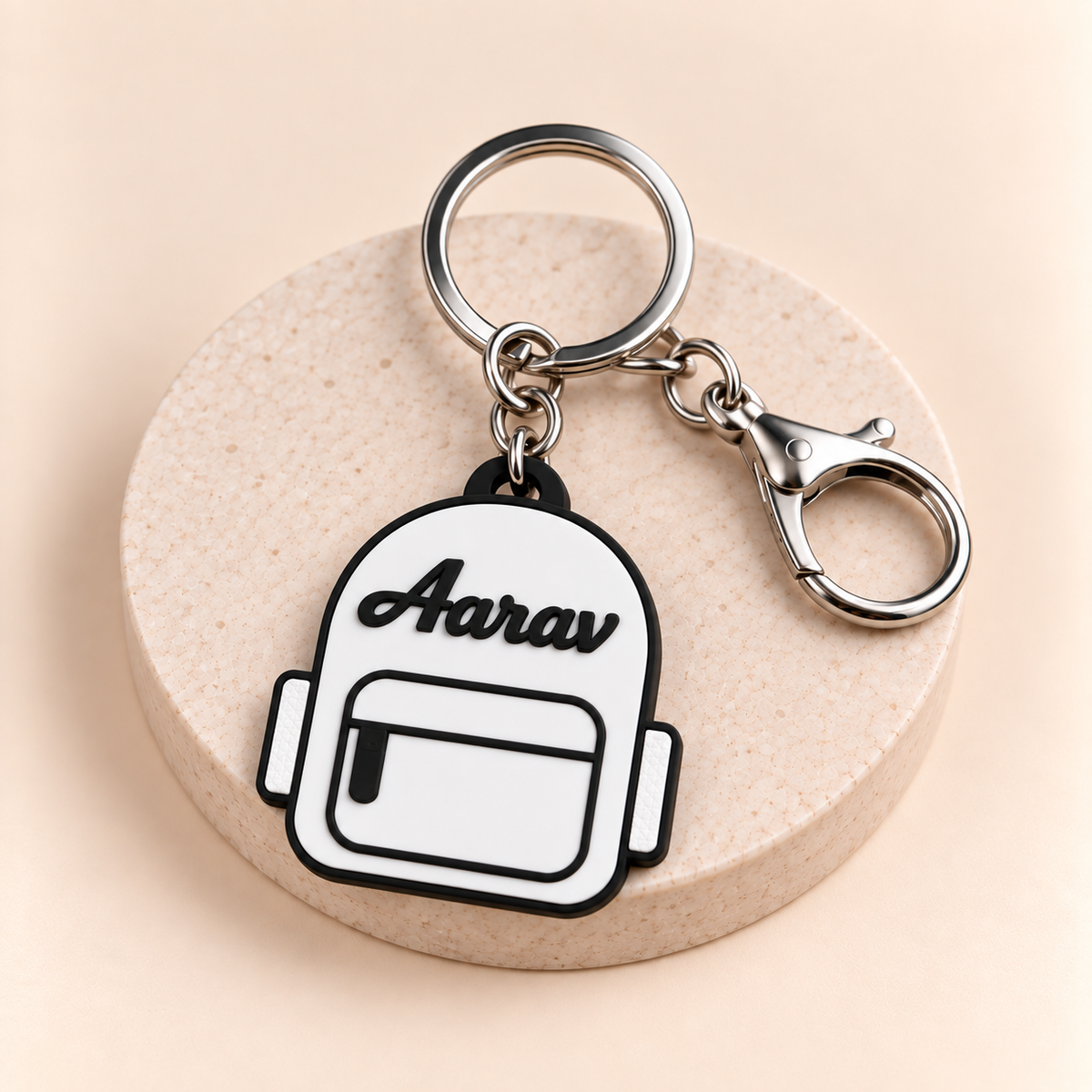 Personalized Backpack Name Keychain Pack of 2 by Keepsa - photo 10