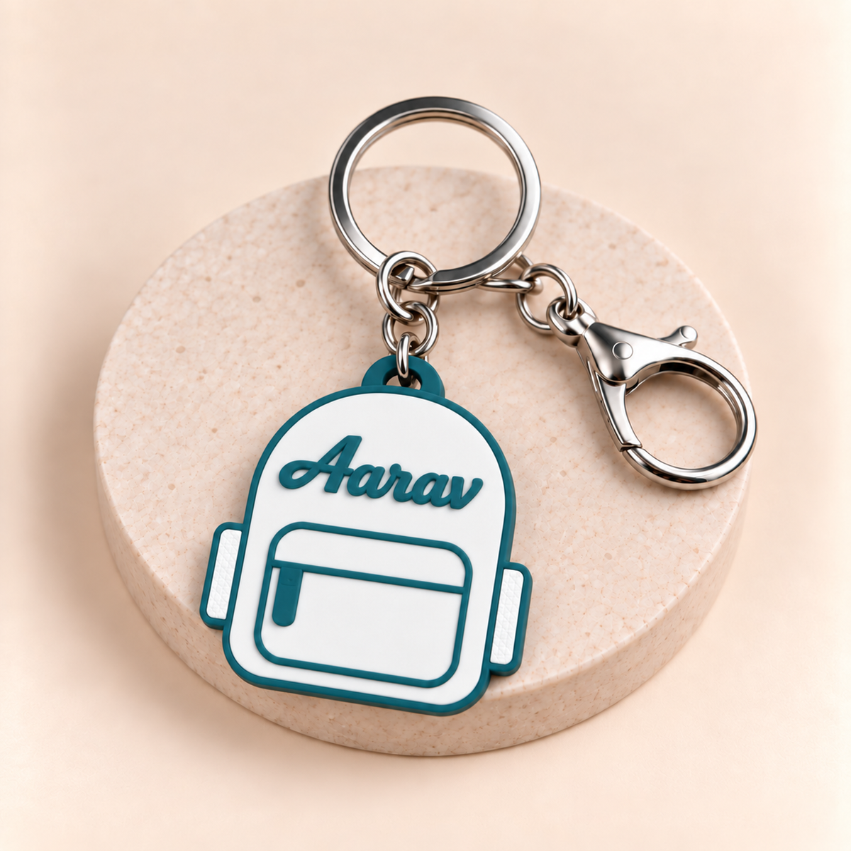 Personalized Backpack Name Keychain Pack of 2 by Keepsa - photo 9