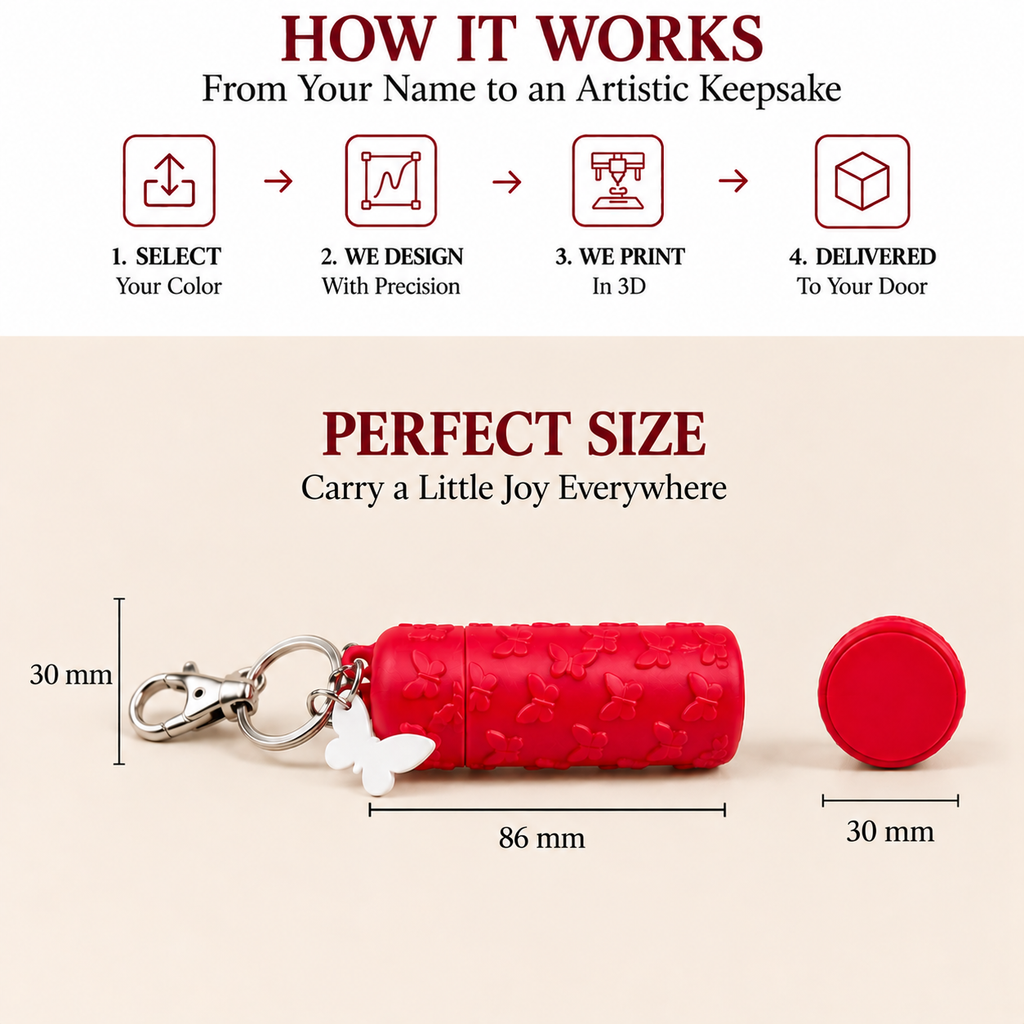 Luxe Lipstick Holder Keychain by Keepsa - photo 4
