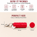 Luxe Lipstick Holder Keychain by Keepsa - photo 4