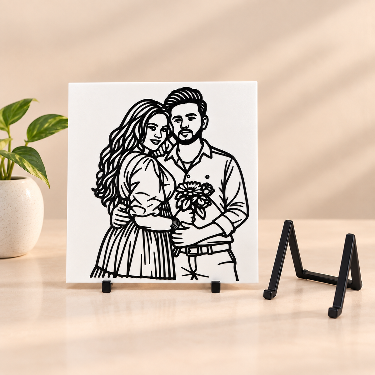 Personalized 3D Line Art Portrait by Keepsa - photo 7