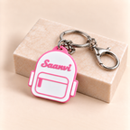 Personalized Backpack Name Keychain Pack of 2 by Keepsa - photo 12