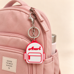 Personalized Backpack Name Keychain Pack of 2 by Keepsa - photo 3